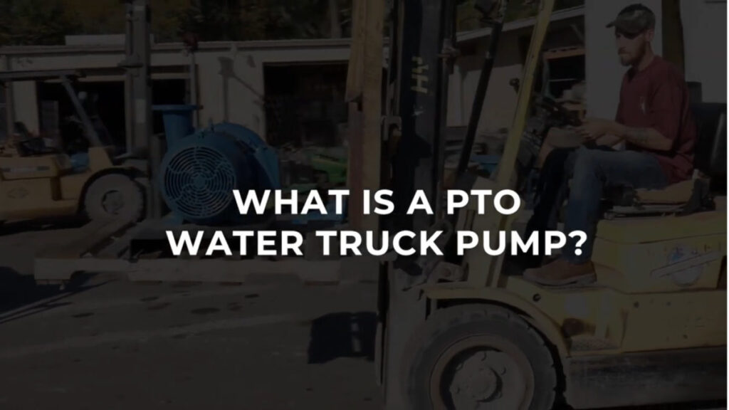 PTO Water Truck Pump