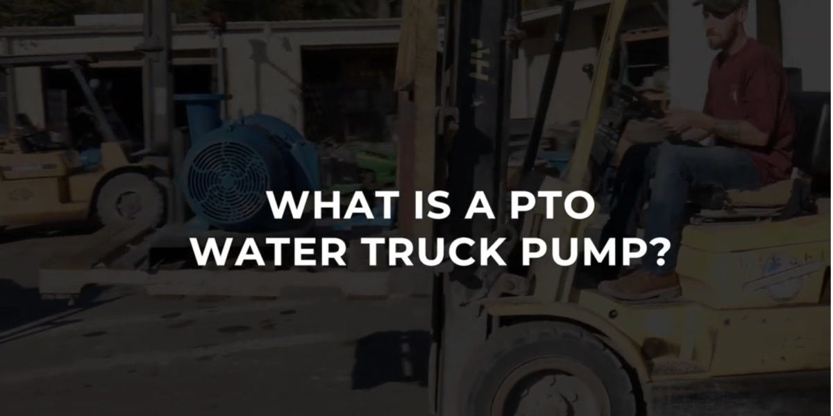 GC 321 PTO Water Truck Pump