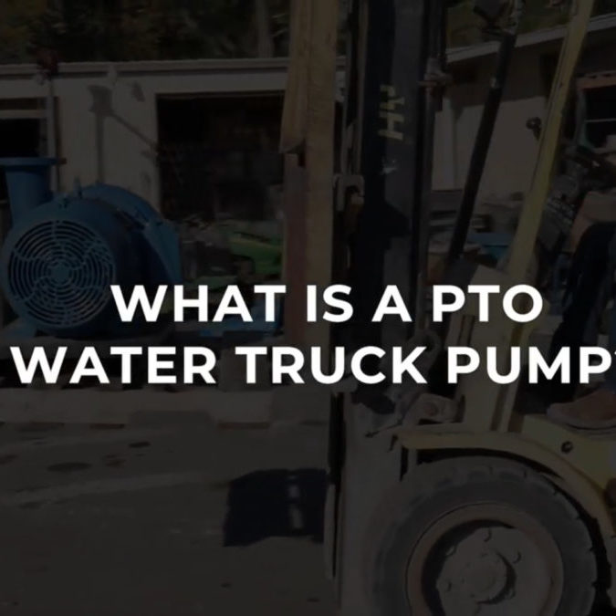GC 321 PTO Water Truck Pump