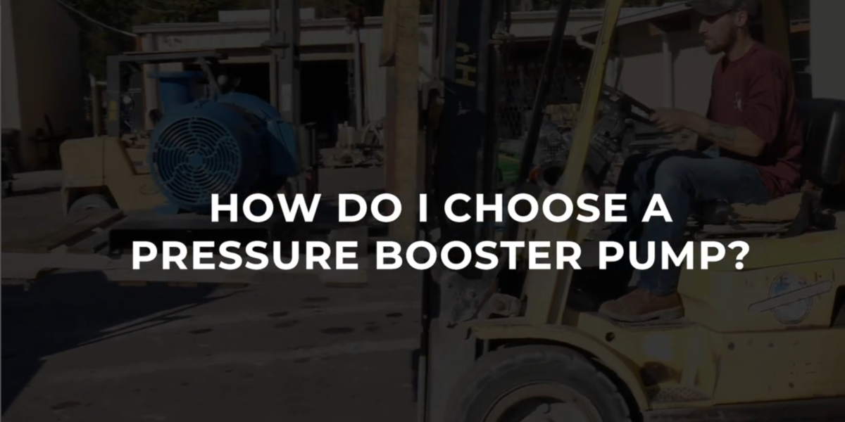 Pressure Booster Pump