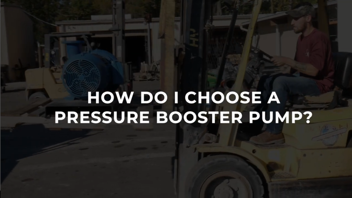 Water Pump vs. Booster Pump: Choosing the Right One