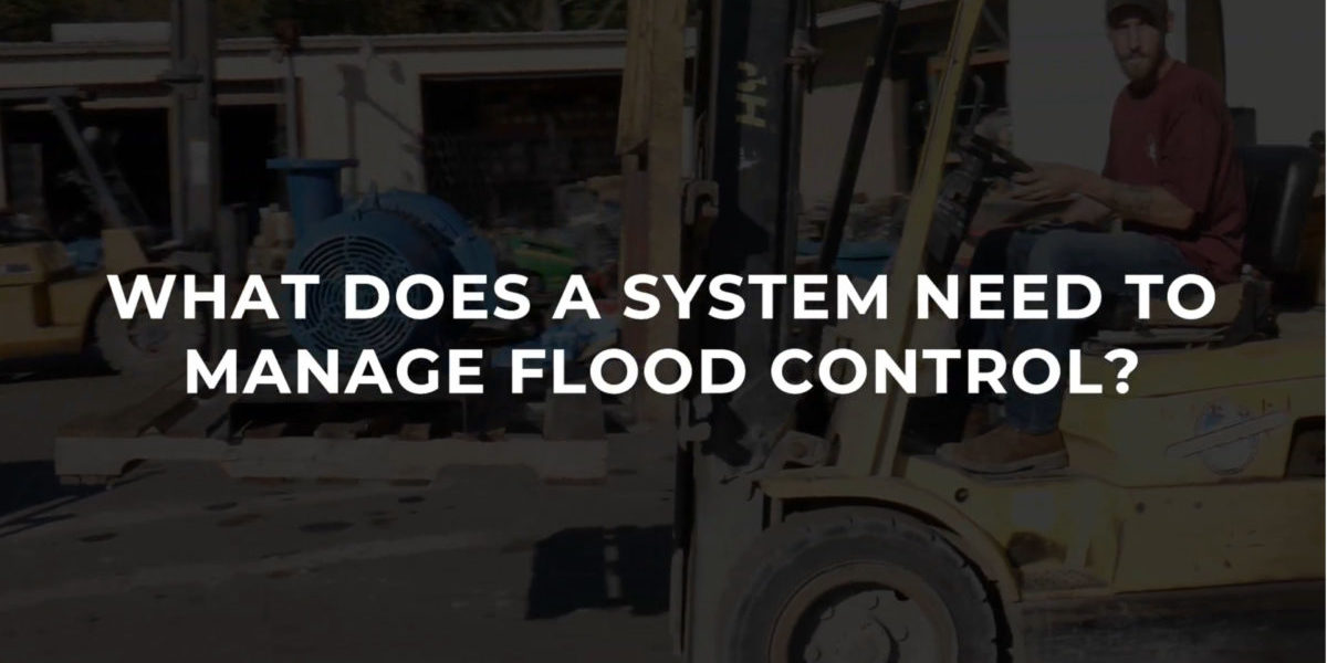 What Does A System Need To Manage Flood Control What Does A System Need To Manage Flood Control